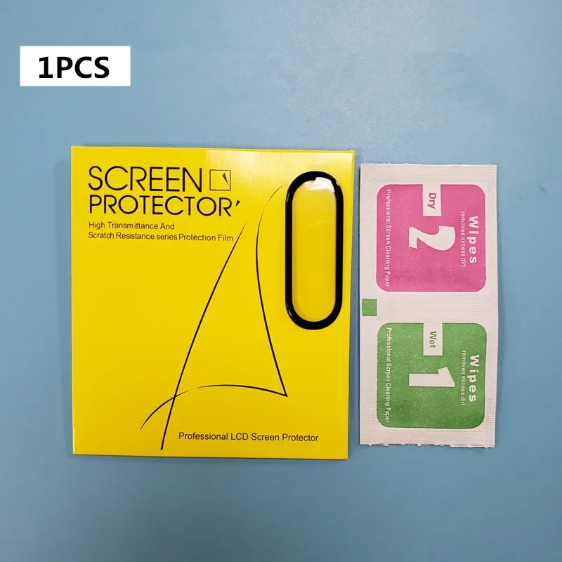 3D Curved Screen Protector for Xiaomi Mi Band 8 7 6 5 4 Waterproof Soft HD Full Coverage Protective Film for Miband 4 5 6 7 8: black / 4 - 6.9 Inches