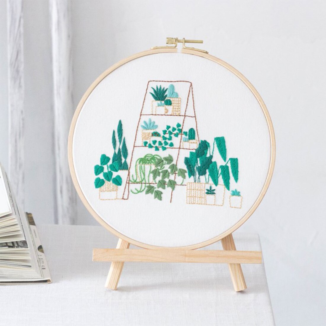 18 x 24cm Rug Hooking Embroidery Frame Display Stand A-Frame Easel