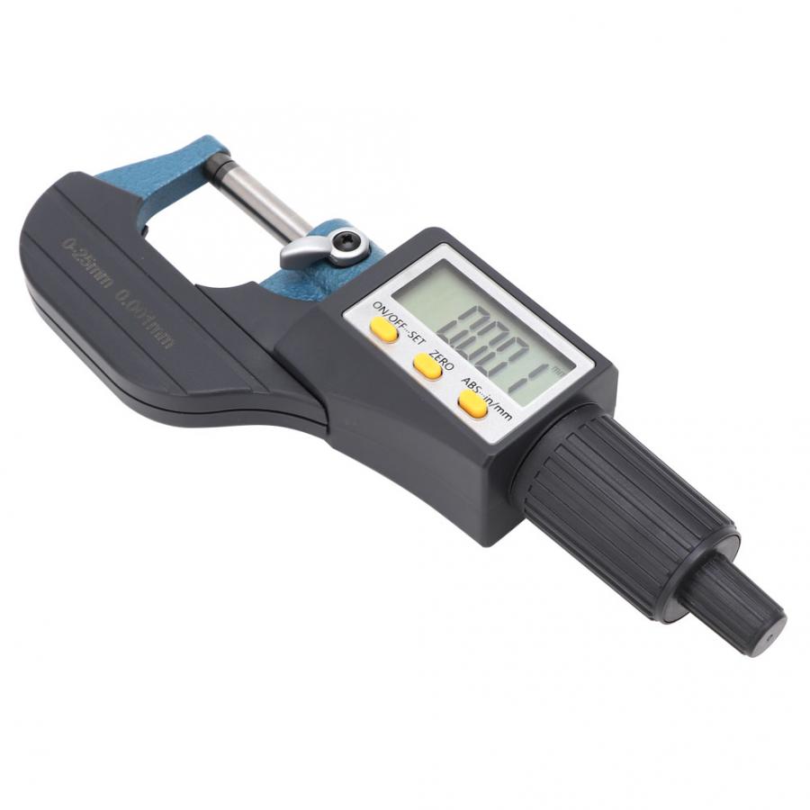Chrome Plated Alloy Digital Display High Accuracy Low Error Micrometer 0.001mm Resolution Internal Micrometer