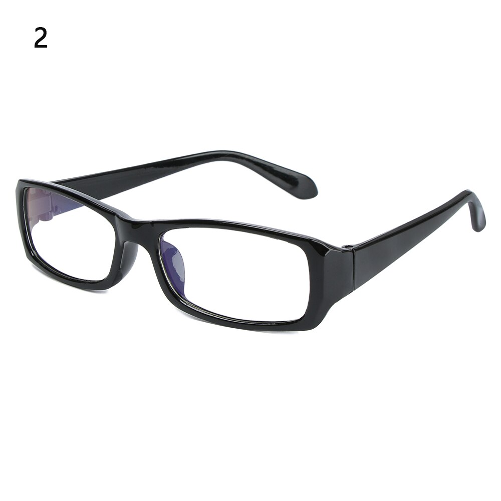 Blue Light Blocking Square Frames Reading Glasses Clear Lens Computer Eyeglasses Unisex Classic UV400 Flat Mirror: type 3-2