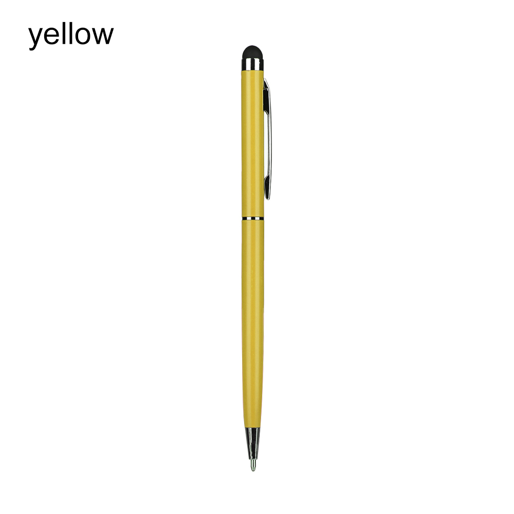 Dual-Use-Stift Touchscreen-Stift Kugelschreiber Mini Water borne Pen Handy Universal Writing liefert Büro Schule Tool: Licht Grau