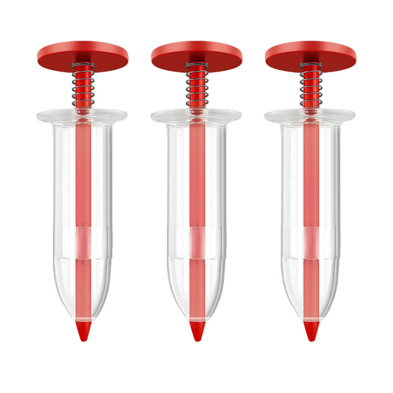 Manual Seed Sower Ergonomic Handheld Tool Adjustable Depth Hand Planter for Vegetables and Flowers Lightweight Garden Tool: green