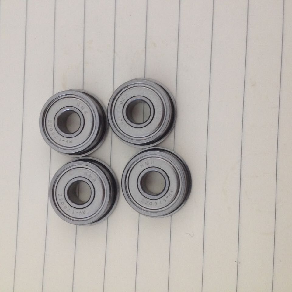 NMB bearing Minebea 20PCS F606ZZ/LF-1760HH Flange bearings ball bearings ABEC-5 6*17*6 The