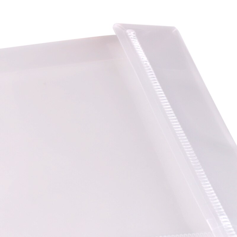 File folder A4 Transparent document bag Rope buckle hasp button classified storage stationery bag Office School 10pcs/lot