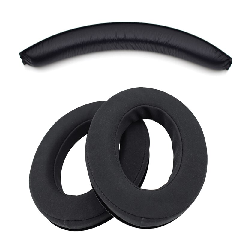 110X85Mm Earpad Hoofdband Vervanging Voor Sennheiser PXC350 HD380 PC350 PC350 Se PXE350 HME95 HMEC250 HD380 Pro Hoofdtelefoon: VELVET  set