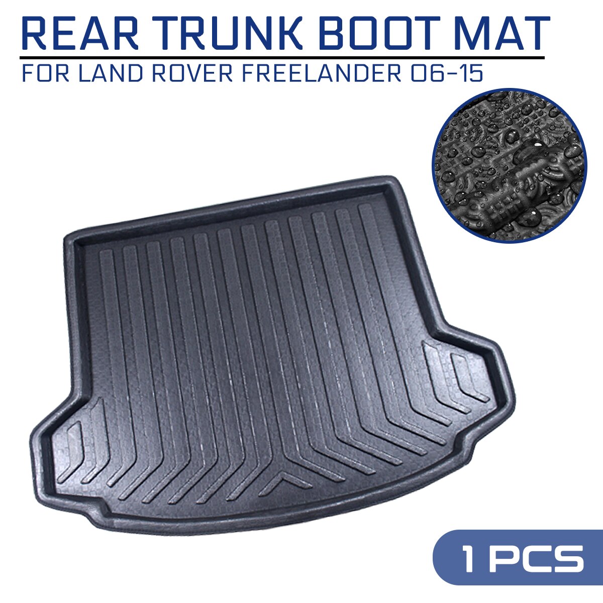Voor land rover freelander 2 2006 2007 auto vloermat tapijt achterkofferbak anti-modder afdekking