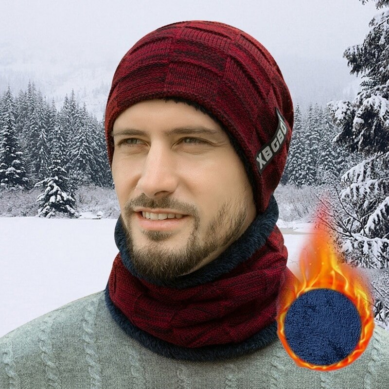 Brand Skullies Beanies Men's Winter Hats For Men Scarf Knitted Hat Cap Winter Beanie Hat Beany Male Homme X Gorro Bonnet Caps: A4