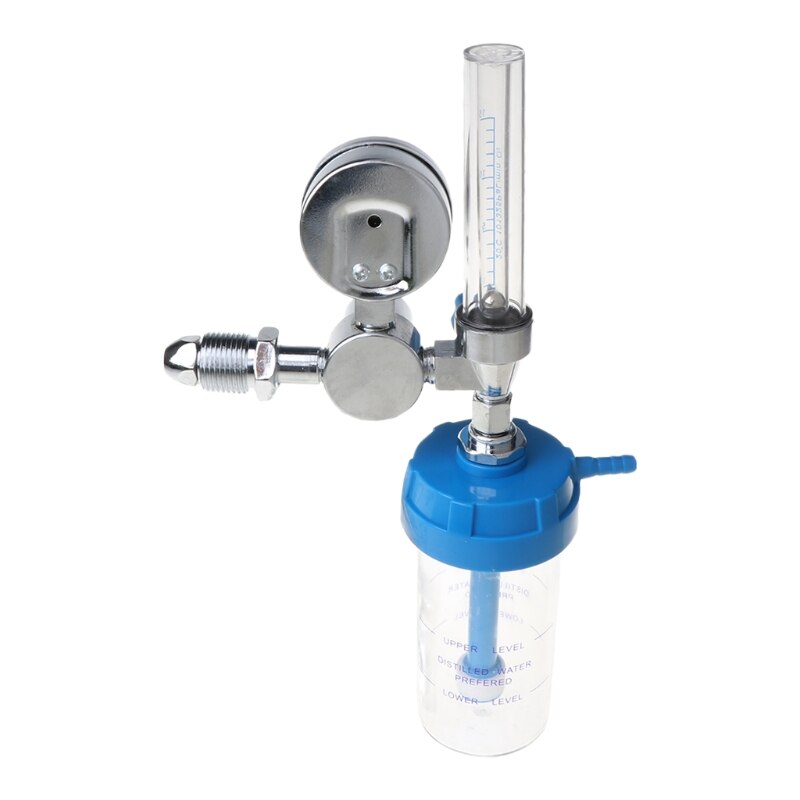 Oxygen Pressure Regulator O2 Pressure Reducer Gauge Meter Flow Gauge Gas Regulator G5/8 N20 20