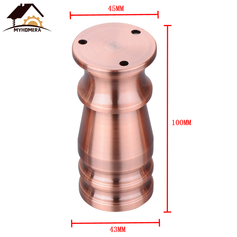Myhomera 80mm-150mm Möbel Füße Bein Einstellbare Schrank Sofa Beine Aluminium Schrank Kaffee Tee Tisch Schlecht Schutzhülle fuß: Farbe C 100mm