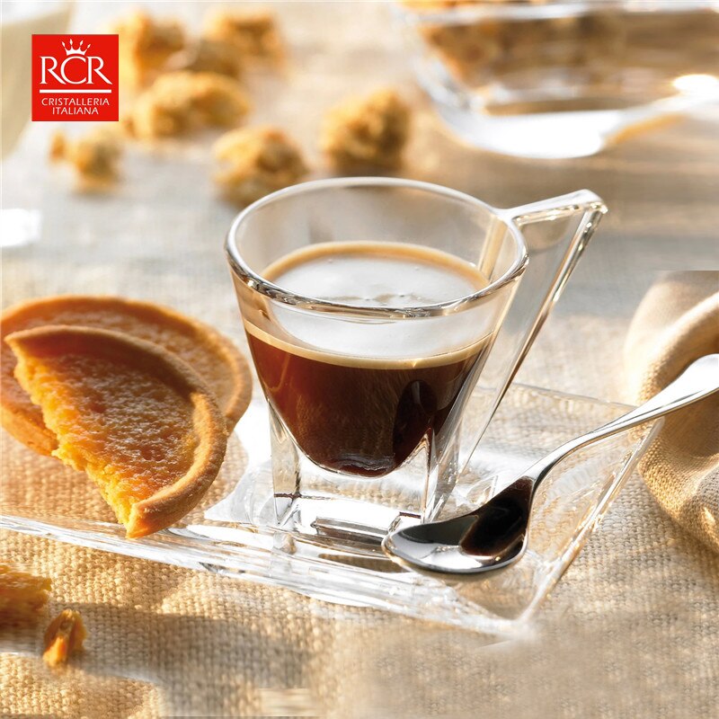 Handmade Single Tea Cup Set Heat Resistant Tea Set British Coffee Cup Saucer Set Travel Transparent Xicaras Vintage EE50BD