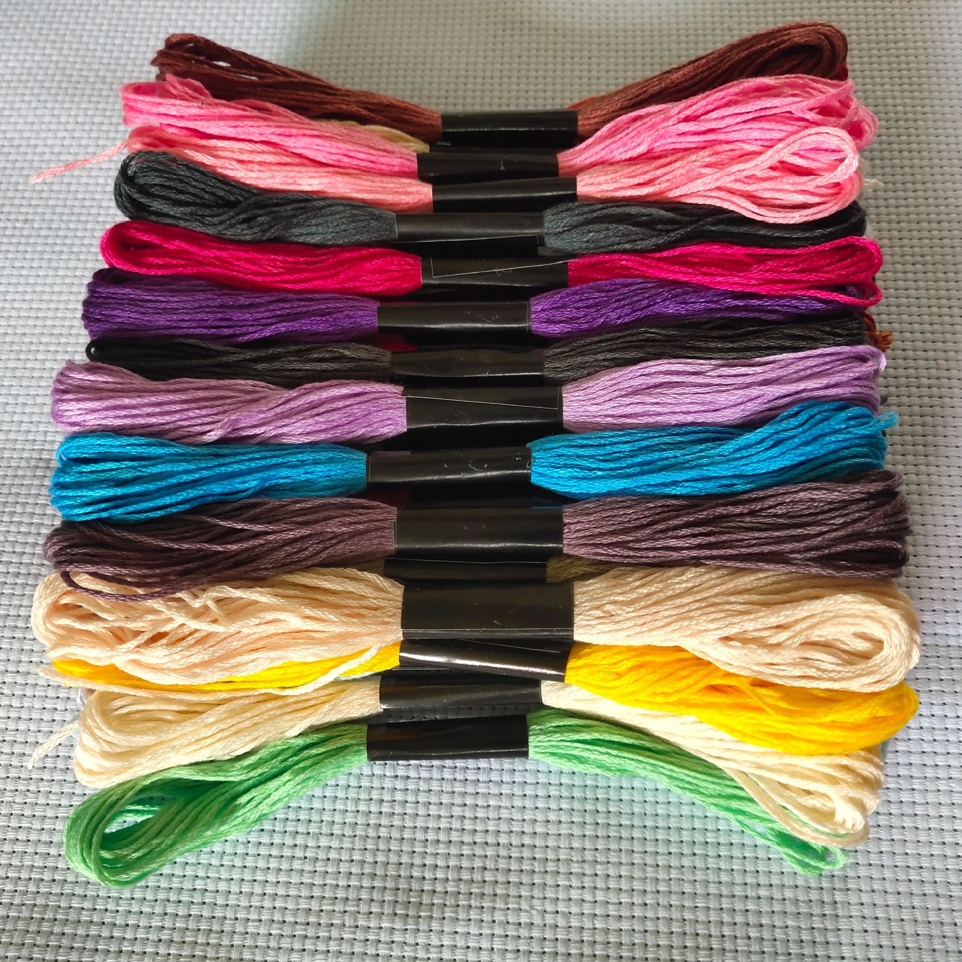 12/24/36/50 pcs Cross Stitch Mix Colors Cotton Sewing Embroidery Thread Sewing Tools DIY Sewing Thread