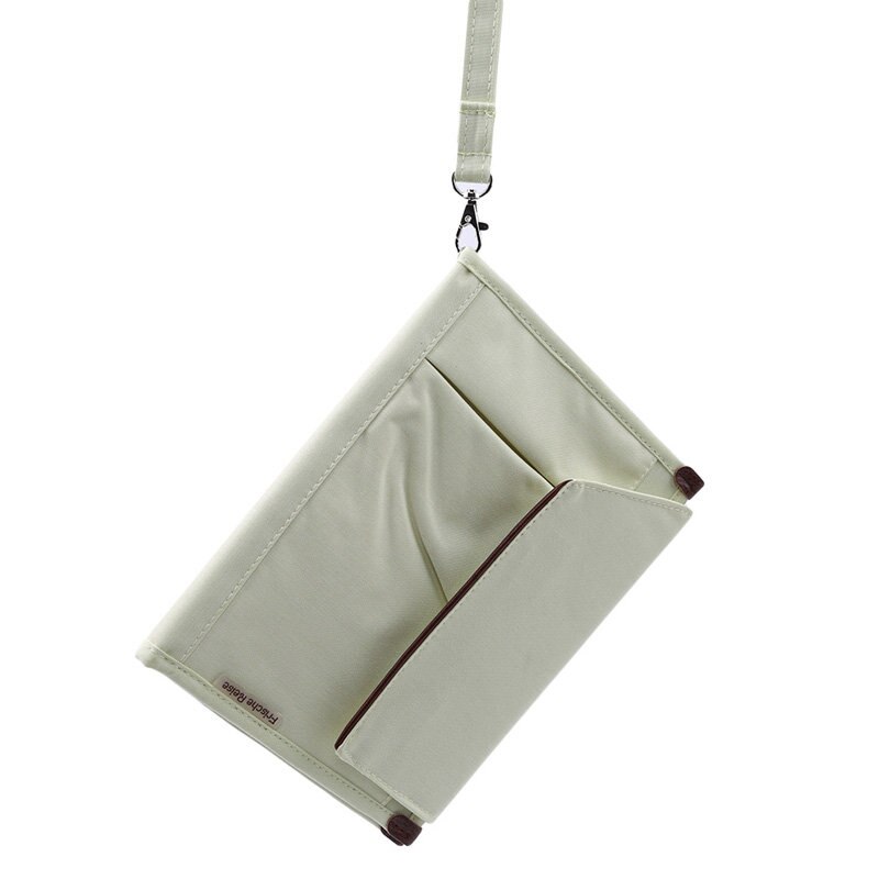 Mężczyźni wodoodporne podróży aktówka przenośny uczeń teczka Oksford aktówka notebooki robić przechowywania telefonu akcesoria podróżne: Beige