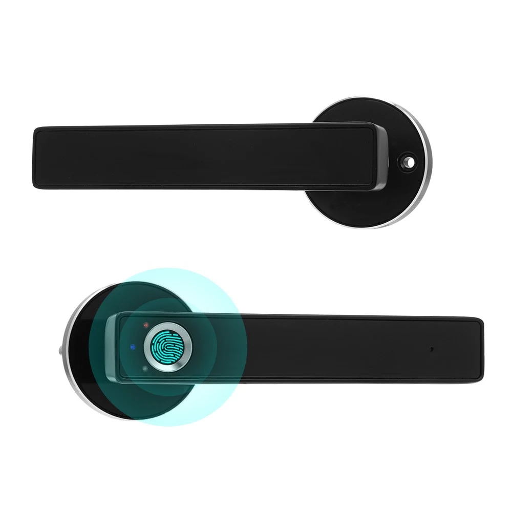 WAFU Smart Handle Lock Fingerprint Biometric Keyless Electronic Door Lock Security Lock