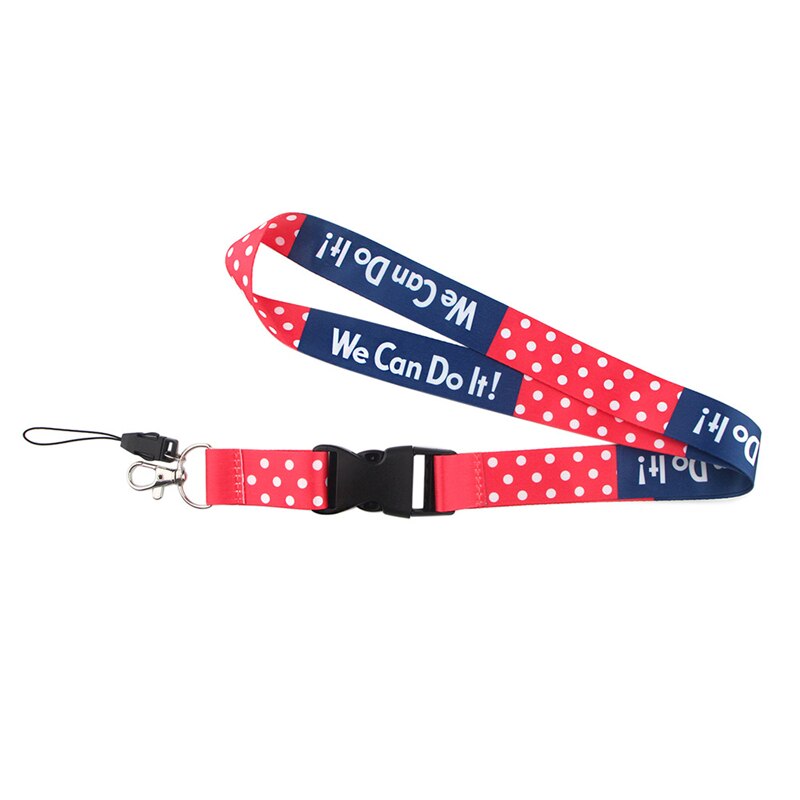 We can do it Art-correas para llavero, cintas para el cuello para llaves de teléfono, tarjetas de identificación, cordones de dibujos animados