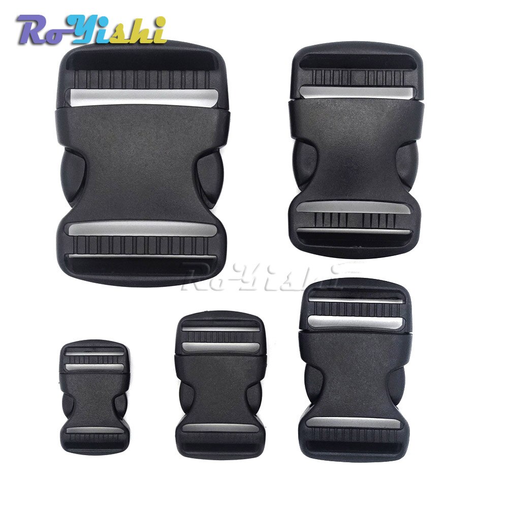 1pcs Plastic Side Release Buckles Slimwaist Backpack Straps Webbing