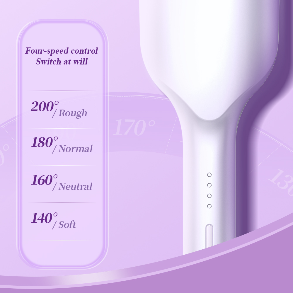Fer à friser anti-brûlure effet d'ondulation d'eau 32 mm/1,26 pouces pour boucles à grandes vagues-bâton de cheveux facile à coiffer avec 4 températures