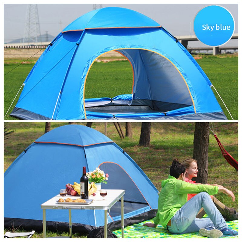 Automatische Outdoor Familie Camping Tent Meerdere Modellen Open Camp Tenten Ultralight Instant Schaduw Voor 2-3 Persoon Toeristische tenten