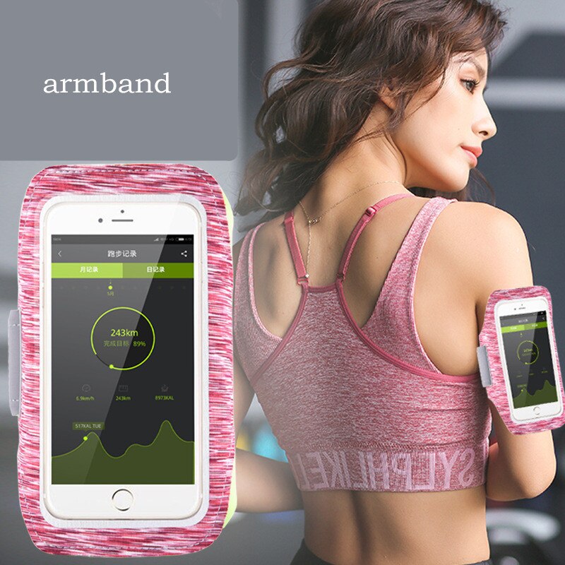 Sports Running Armband Bag Case Cover Running Armband Universal Slim Waterproof Sport Mobile Phone Holder Outdoor bag for iphone