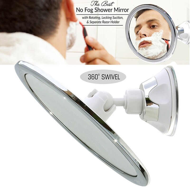 360 Drehung Fogless Saugnapf Dusche Rasieren Machen hoch Nebel Freies Spiegel-Beste Fogless Dusche Rasieren Spiegel für Schlecht reise