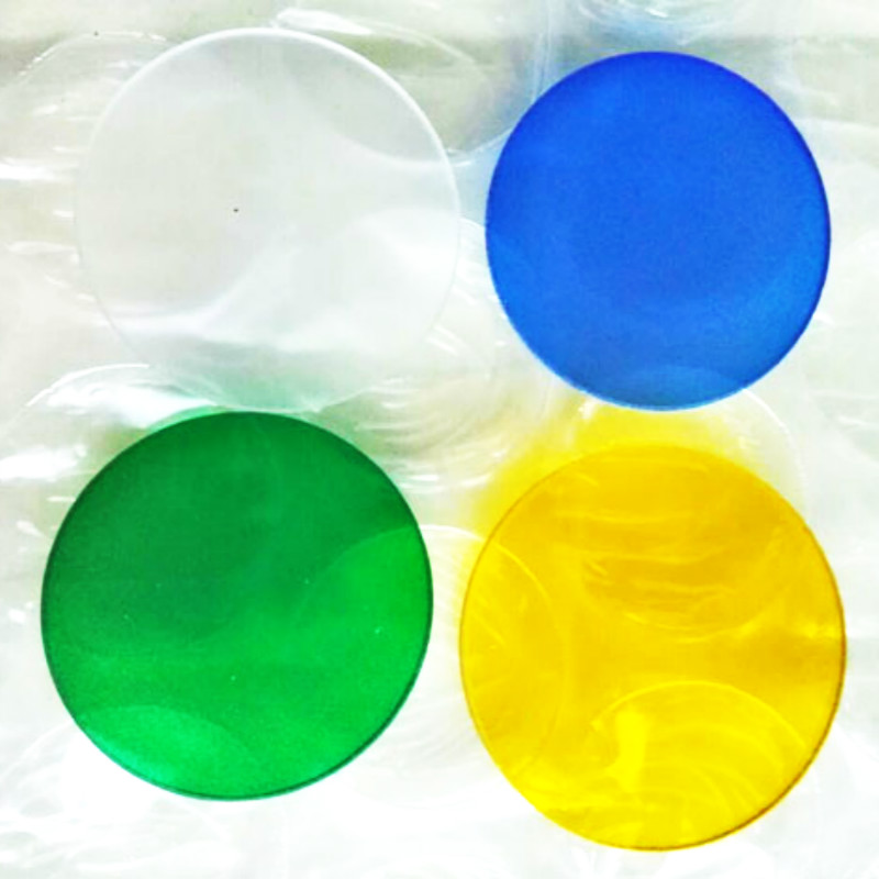 Microscope Filter 35 mm Optical Filter Blue Frosted Increase Image Contrast Sharpness