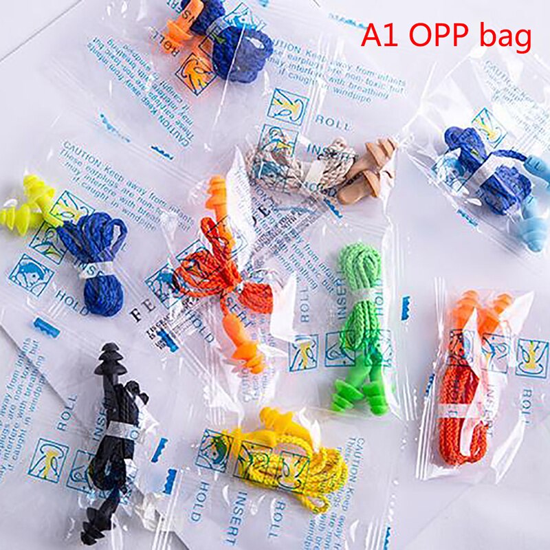 5Pcs Soft Silicone Corded Ear Plugs ears Protector Reusable Hearing Protection Practical Use: A1