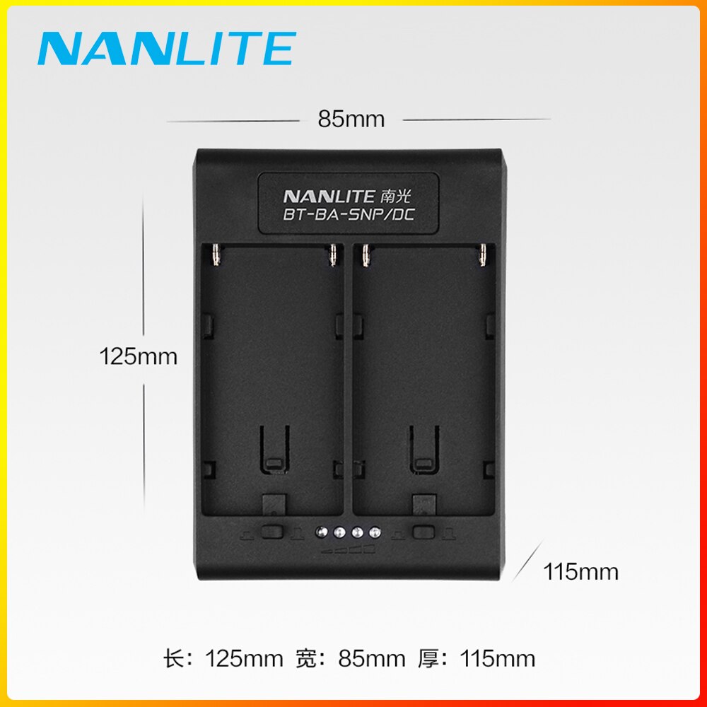 Nanlite BT-BA-SNP/Dc 15V NP-F Serie Batterij Adapter Met Dc Socket Voor Forza60 Litolite 28F