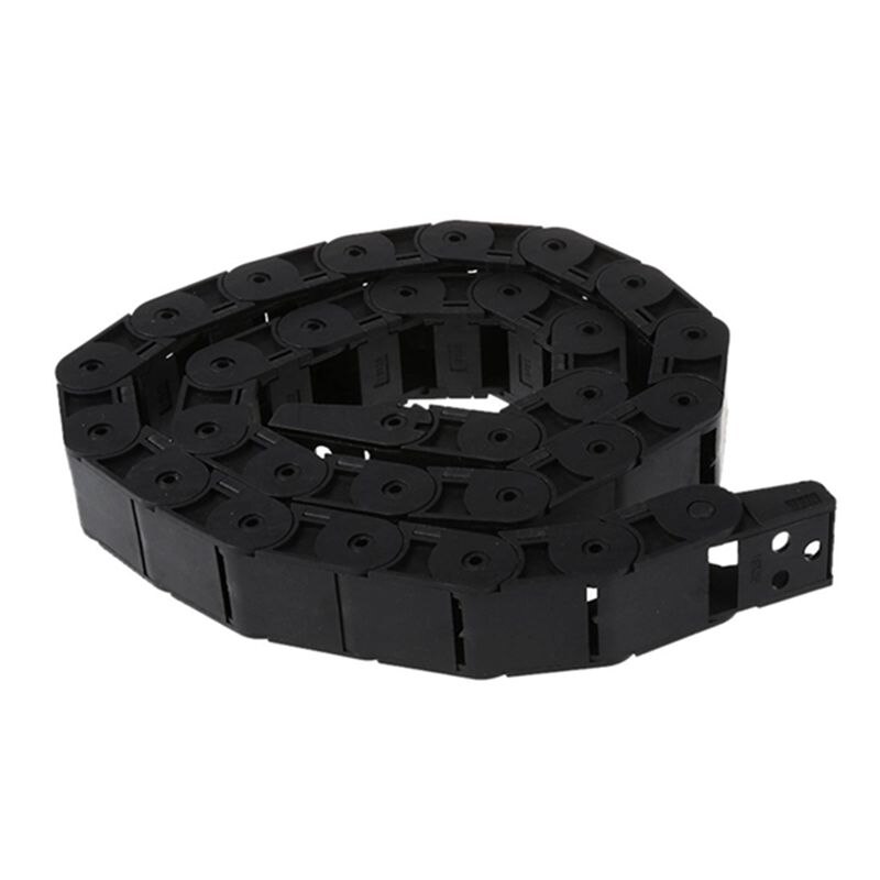 18 x 25mm 1m semi-omsloten draaddrager sleepketting