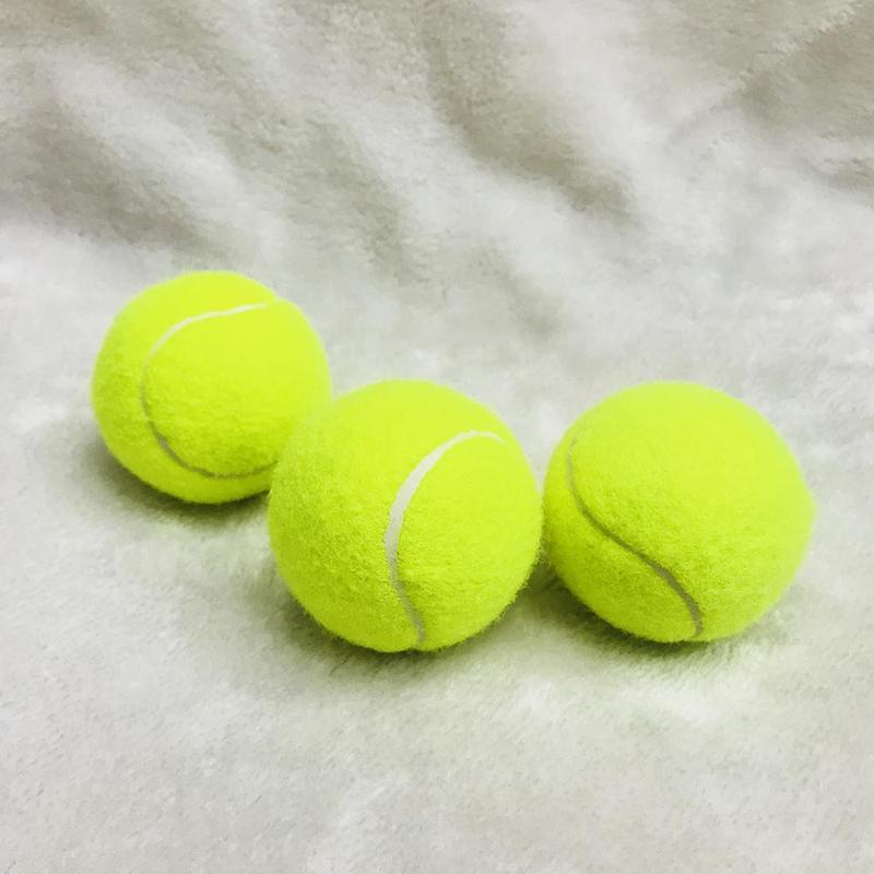 5PCS Durable Tennis Ball Rubber Tennis Practice Ball Training Tennis Exercises Rubber Fiber For Competition Elastic Ball Ou E2K8