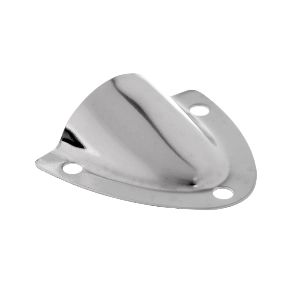 Wire Cable Vent Cover, Stainless Steel Clamshell Clam Shell Vent Ventilator for Boat Marine - 1.57 x 1.77 inch