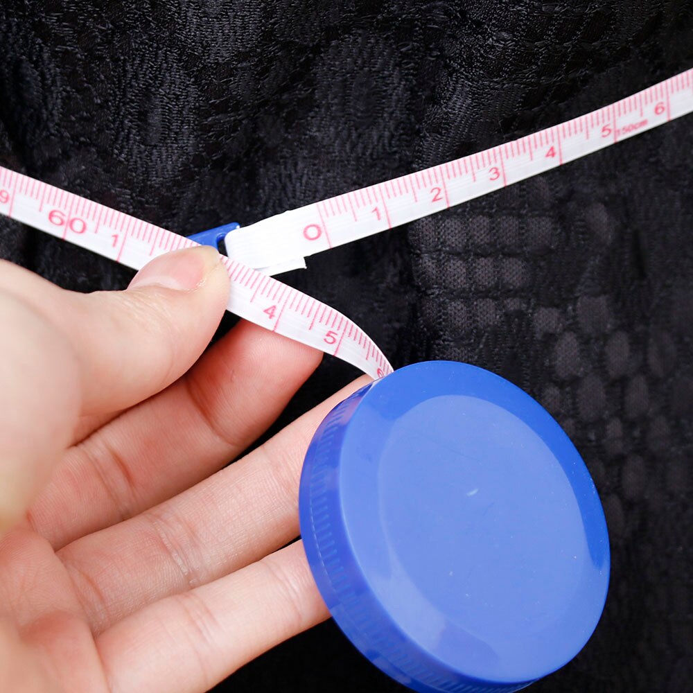 Pocket Plastic Round Tape Measure Tapeline Tape Measure Ruler Sewing