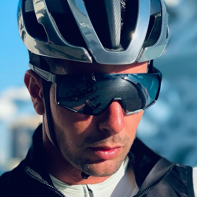 Rockbros fietsbril, fotochromatische gepolariseerde bril,  uv400 beschermingsopties, zonnebril, fietsbril, outdoor sportbril, fietsbril