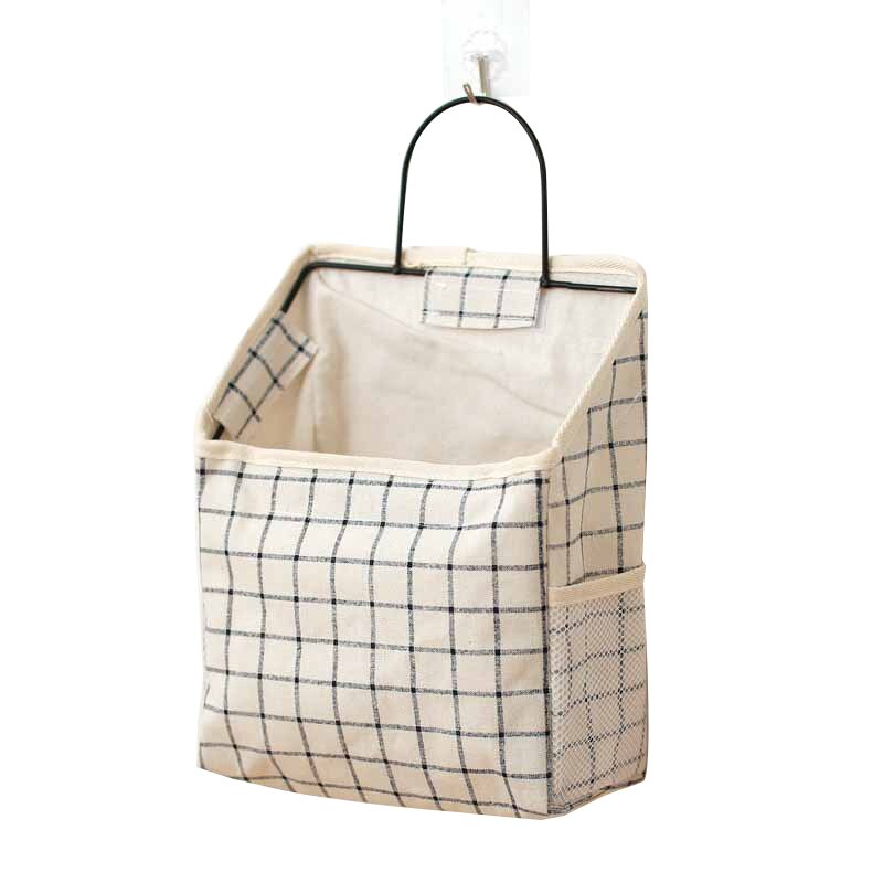 Wandopbergtas met haak, nachtkastje, boekenrek, tijdschriftenhouder, telefoonvak, kledingkast voor slaapkamer, studentenkamer: 3