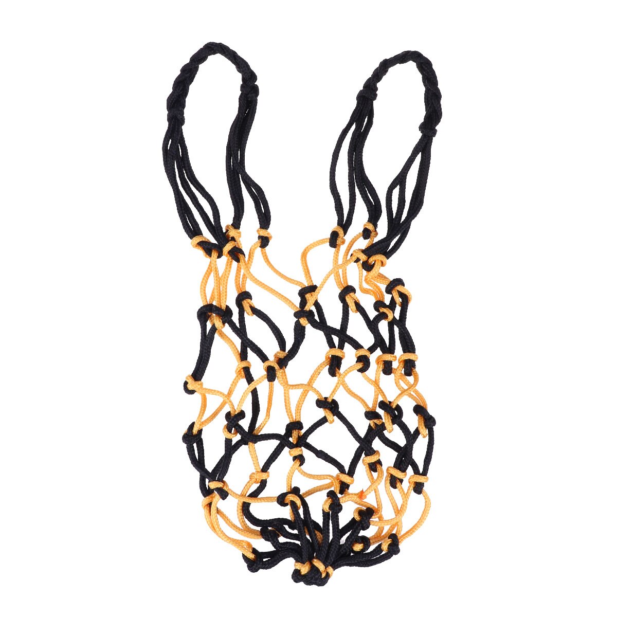 Basketväska dragsko bollnätnät nylon fotbollshållare nätväska nätpåse dragsko förvaringsväska för basketficka: Gul