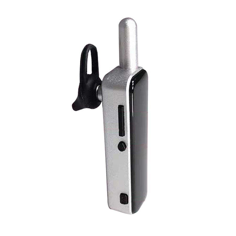 Auricolare bluetooth senza fili walkies-talkies piccole radio appeso tipo di orecchio ristorante parrucchiere salone di bellezza negozio mini walkie talkie: 1pcs sliver