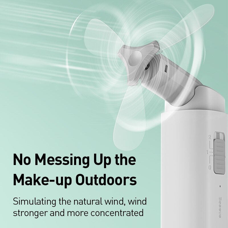 Baseus 3 in 1 Multi-function Fan Mini Portable USB Charging Two-speed Strong Wind Quiet light Power lasting fans for Home Office