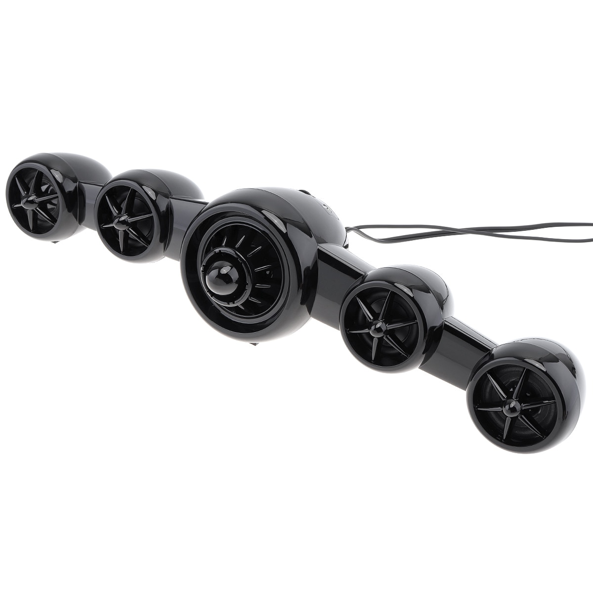 SADA D-219 Bluetooth AUX Multi-media Soundbar Desktop Subwoofer Mini Aircraft PC Speaker with 3 Speaker Units/Stereo Surround