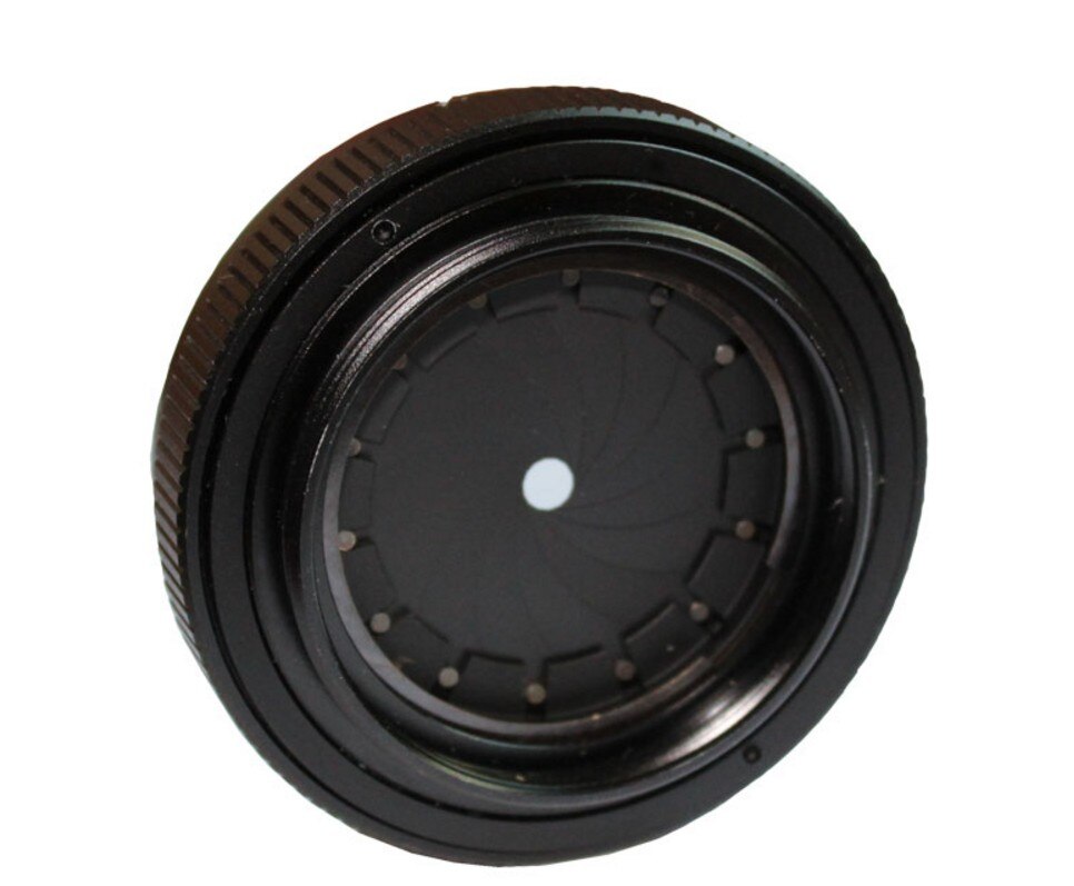 1.5-25mm/26mm/29mm M42 x1 Adjustable Metal Iris Diaphragm Aperture Condenser Camera lens Adapter with M42 x1mm Thread Casing