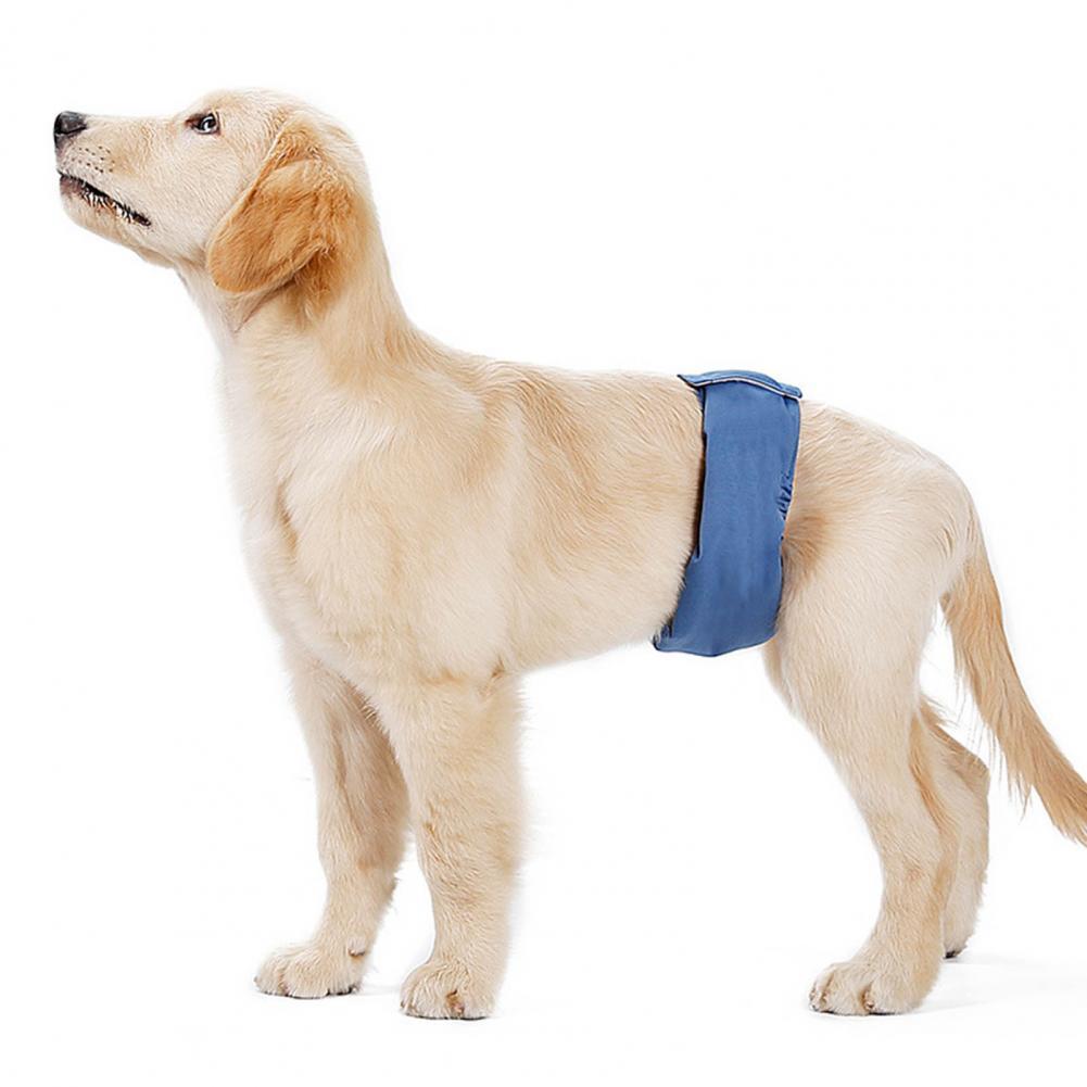 Einstellbar Komfortable Einfarbig Hunde Windeln Wraps für Vier Jahreszeiten