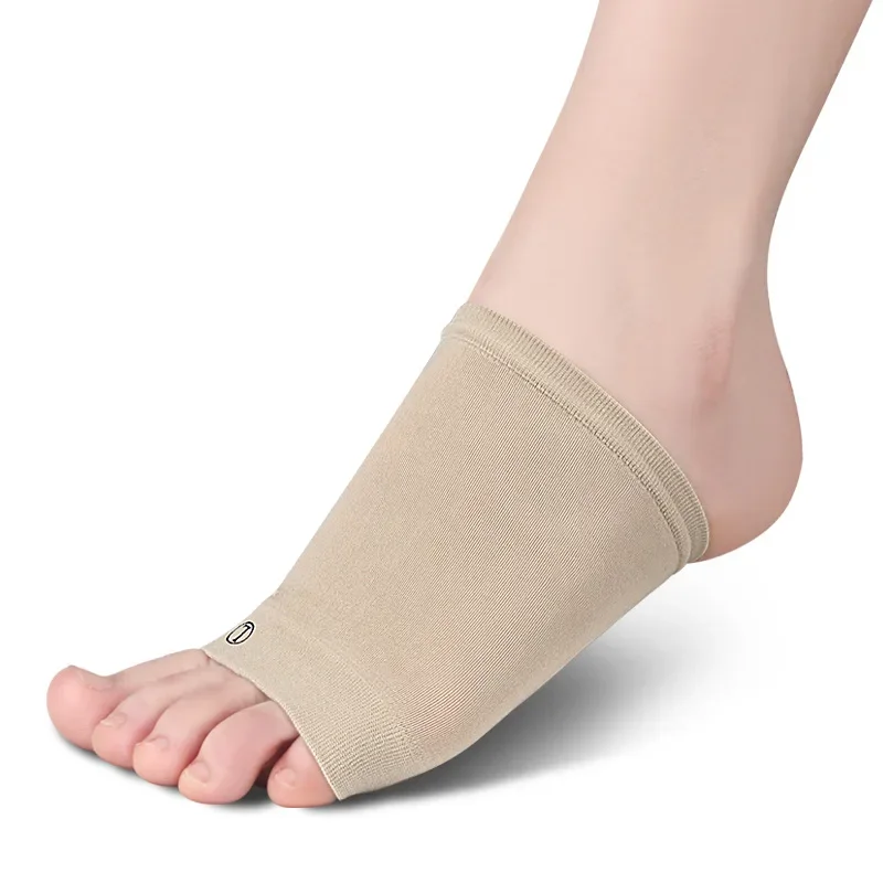Elastic Gel Silicone Forefoot Shoe Pad Arch Support Foot Pad Cushion Soft for Plantar Fasciitis Flat Foot Pain Relief Heel Spurs