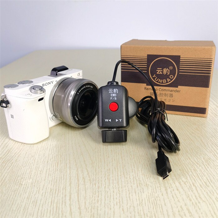 Micro caméra simple pour Sony A7 A6 ax, télécommande, obturateur, caméra en ligne, enregistrement vidéo, télécommande, zoom