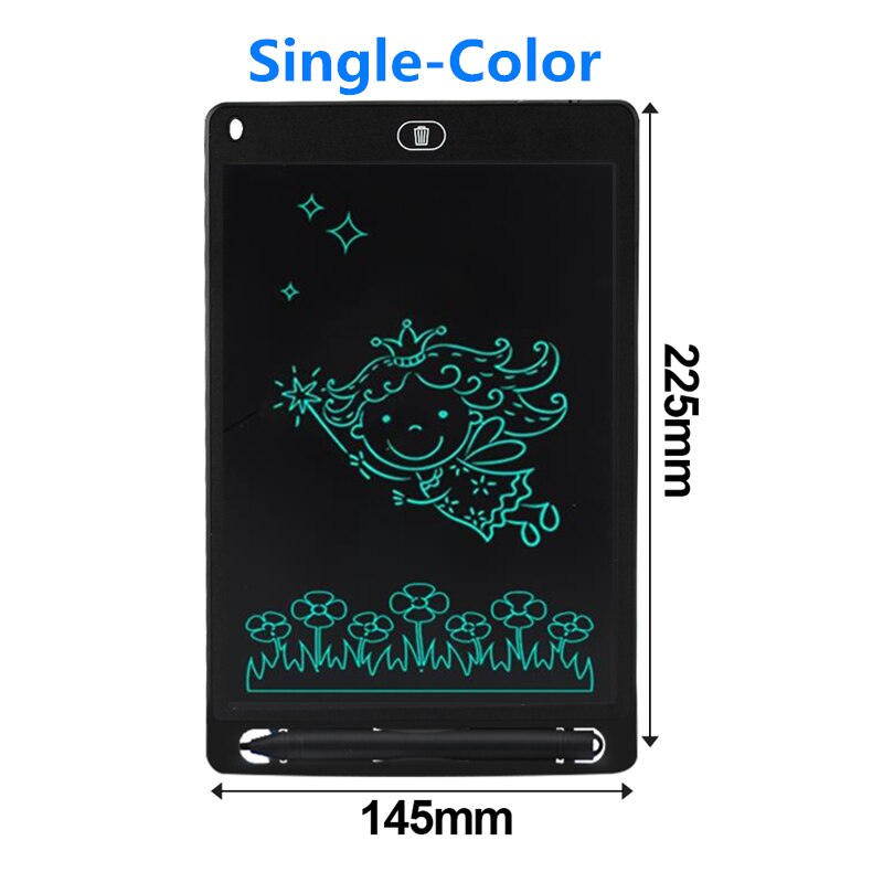 Grafische Tekening Tablet Smart Tekentafel Lcd Schrijven Tablet Elektronica Schrijfbord 12 Inch Schilderij Pad Voor Kinderen Tekenen: 8.5 Single Color