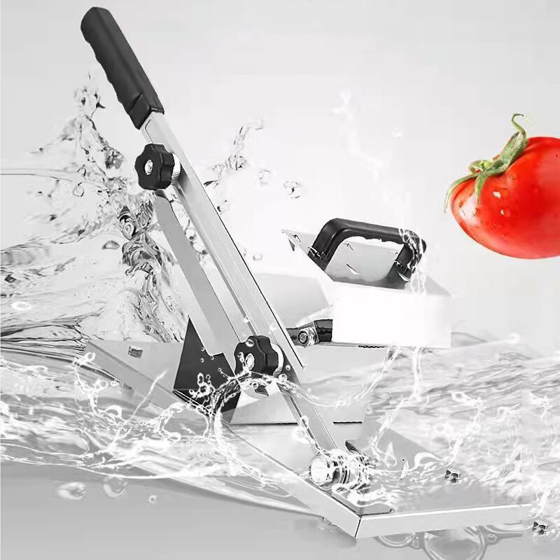 Commercial Household Manual Meat Slicer Lamb Beef Meatloaf Meat Cutting Machine Vegetable Mutton Rolls Hand Mincer Cutter