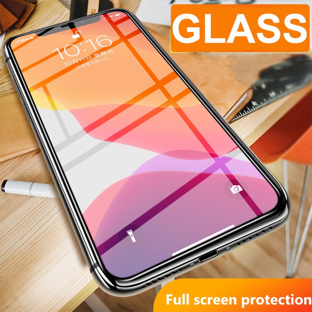 9D Anti-Scratch Mobile Phone Screen Full Screen Protection Tempered Glass Hd Protective Film For Iphone 12 Series