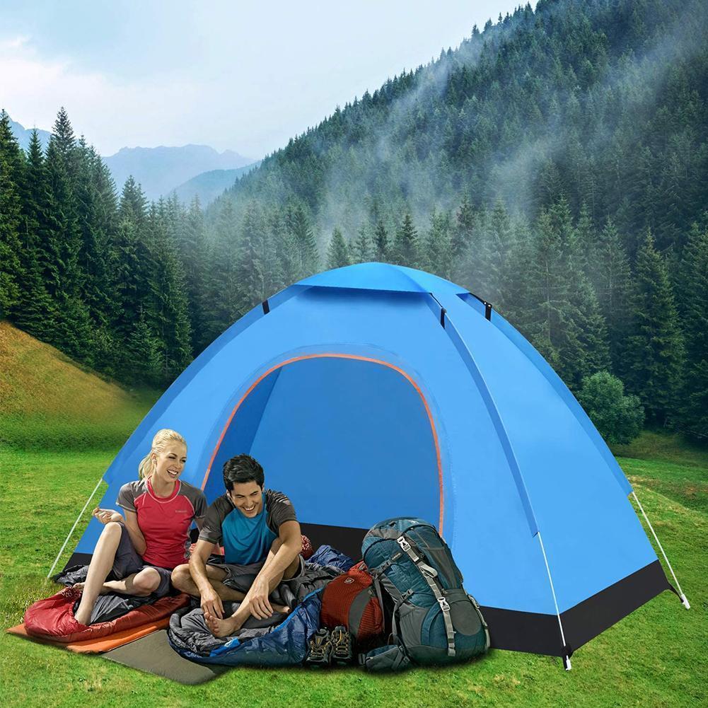 Automatic Outdoor Family Camping Tent Multiple Models Easy Open Camp Tents Ultralight Instant Shade For 2-3 Person Tourist F5a3