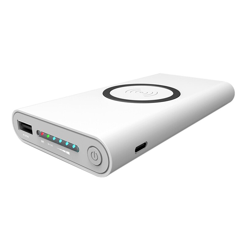 1 conjunto qi sem fio diy 10000mah kit banco de potência portátil sem fio carregador caso nenhuma bateria (necessidade de diy por si mesmo)