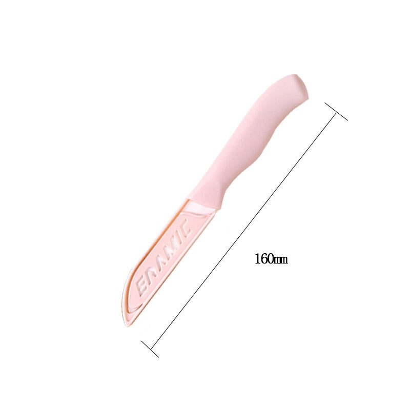 1pc mini keramiska knivar färgglada 3 tums skaft keramiska skalköksknivar tillbehör hushålls frukt skalkniv