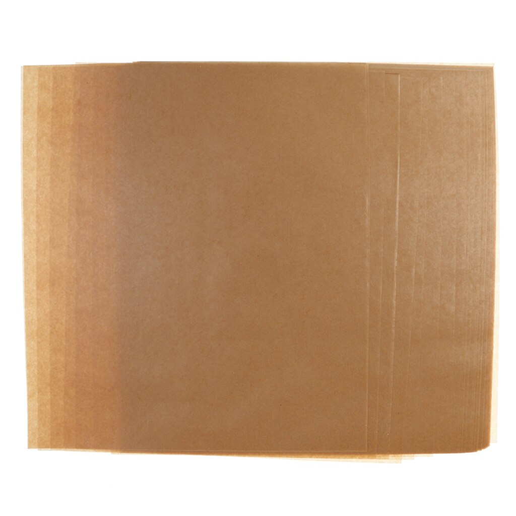 50 Stuks Bruin Inpakpapier Sandwich Wax Papier Olie Verpakking Papier Voor Wedding