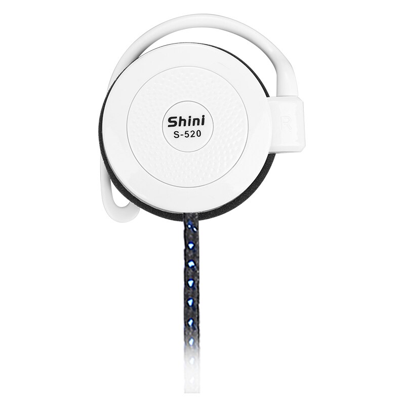 Shini auricolare S520 auricolare per uso generico cuffie con microfono per iPhone Samsung per Xiaomi tutti i telefoni cellulari: White