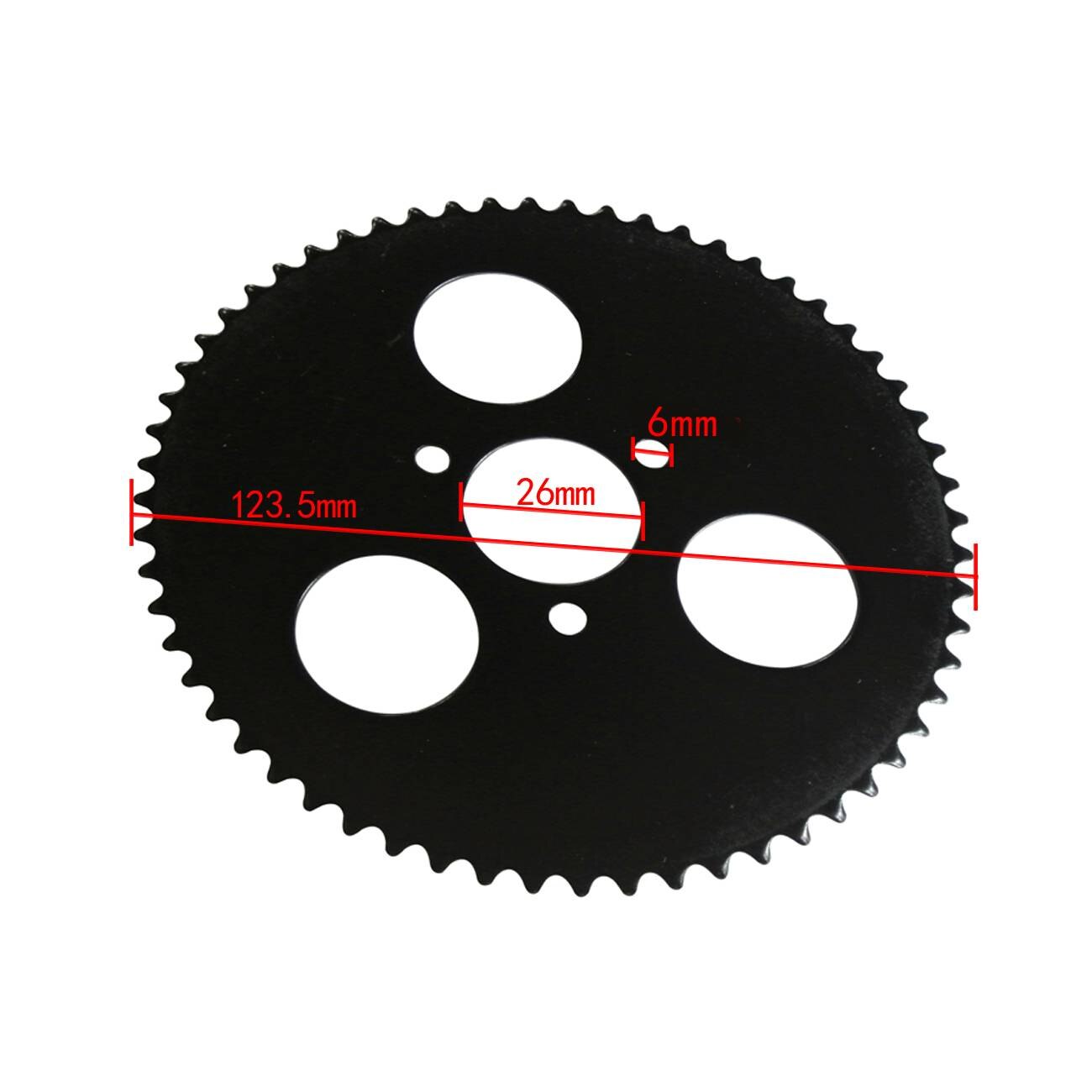 60 denti corona per 6 millimetri 25H Minimoto Le Parti della catena Nuovo