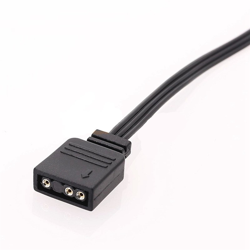 Voor Corsair 4PIN RGB naar standaard ARGB 3-pins 5V adapterconnector RGB-kabel 25 cm